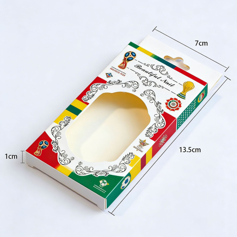 Nail Packaging Box Almond Nail Wearable Nail High Quality Nail Packaging Carton Christmas Halloween Packaging Wholesale