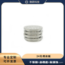 致硏科技 24孔熔融纺丝喷丝板 DN60 纺丝机配件 工厂直销