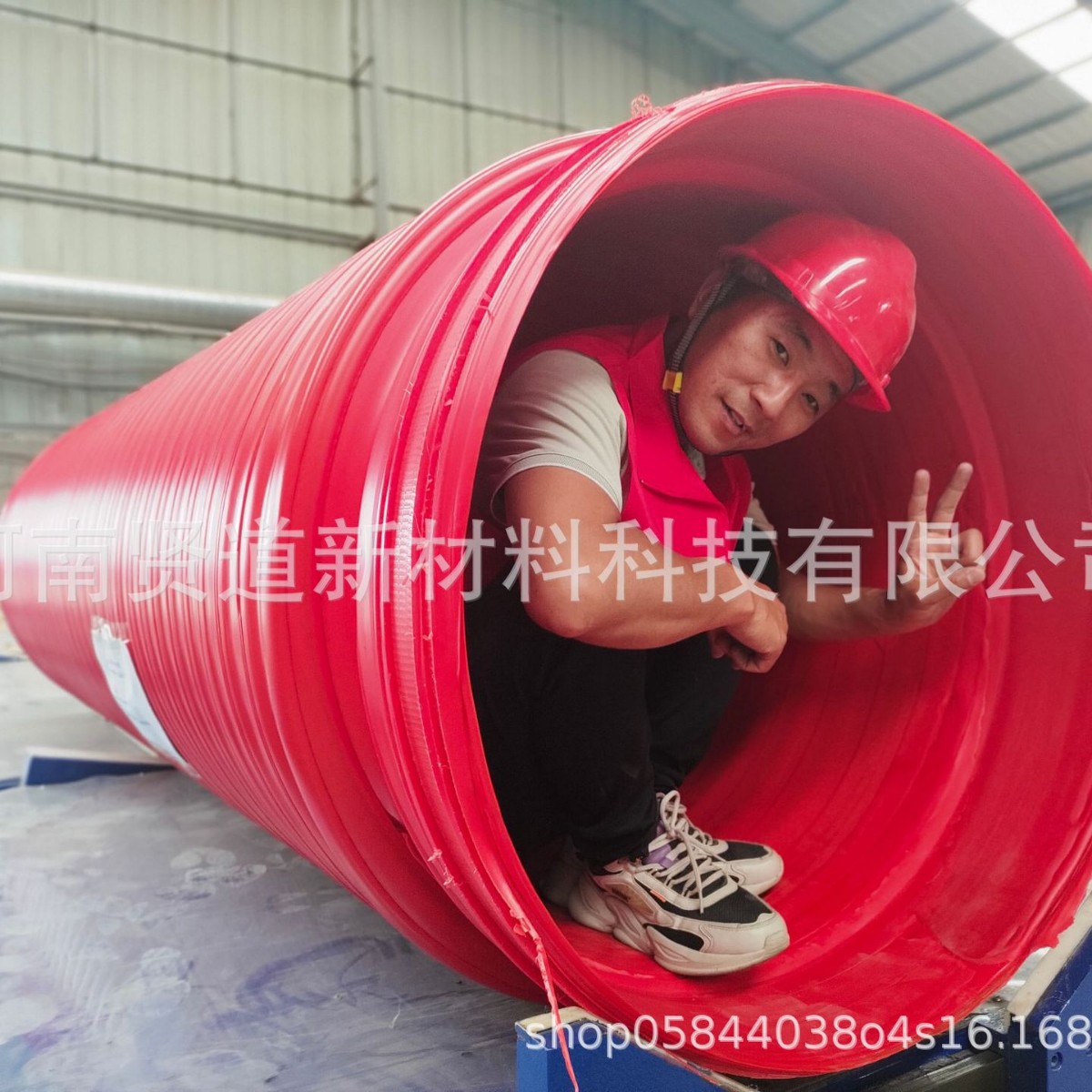 新型承插波纹隧道逃生管承插聚乙烯逃生管道贤道管业