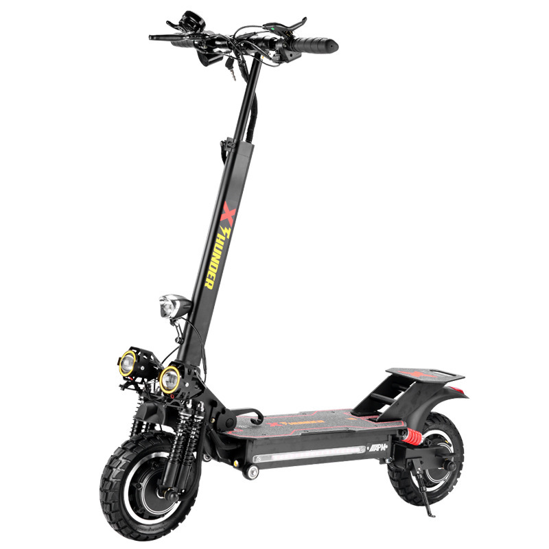 High-power 800W dual-drive 48V folding electric scooter adult walking small electric car factory direct sales
