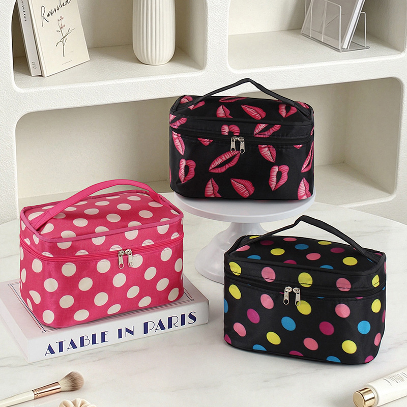 Bolsa de Cosméticos Portátil de Poliéster, Almacenable, para Uso Diario image 4
