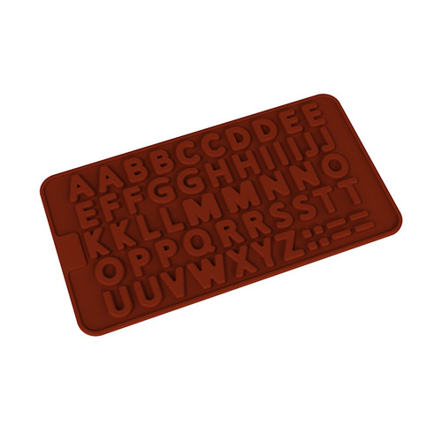 Factory silicone fondant mold 26 English letters silicone digital mold household diy baking chocolate mold