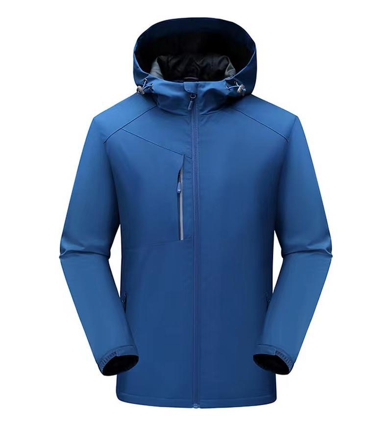 Invierno de algodón cálido de terciopelo ropa de asalto casual de moda para hombres al aire libre ropa de algodón impermeable a prueba de viento impresión