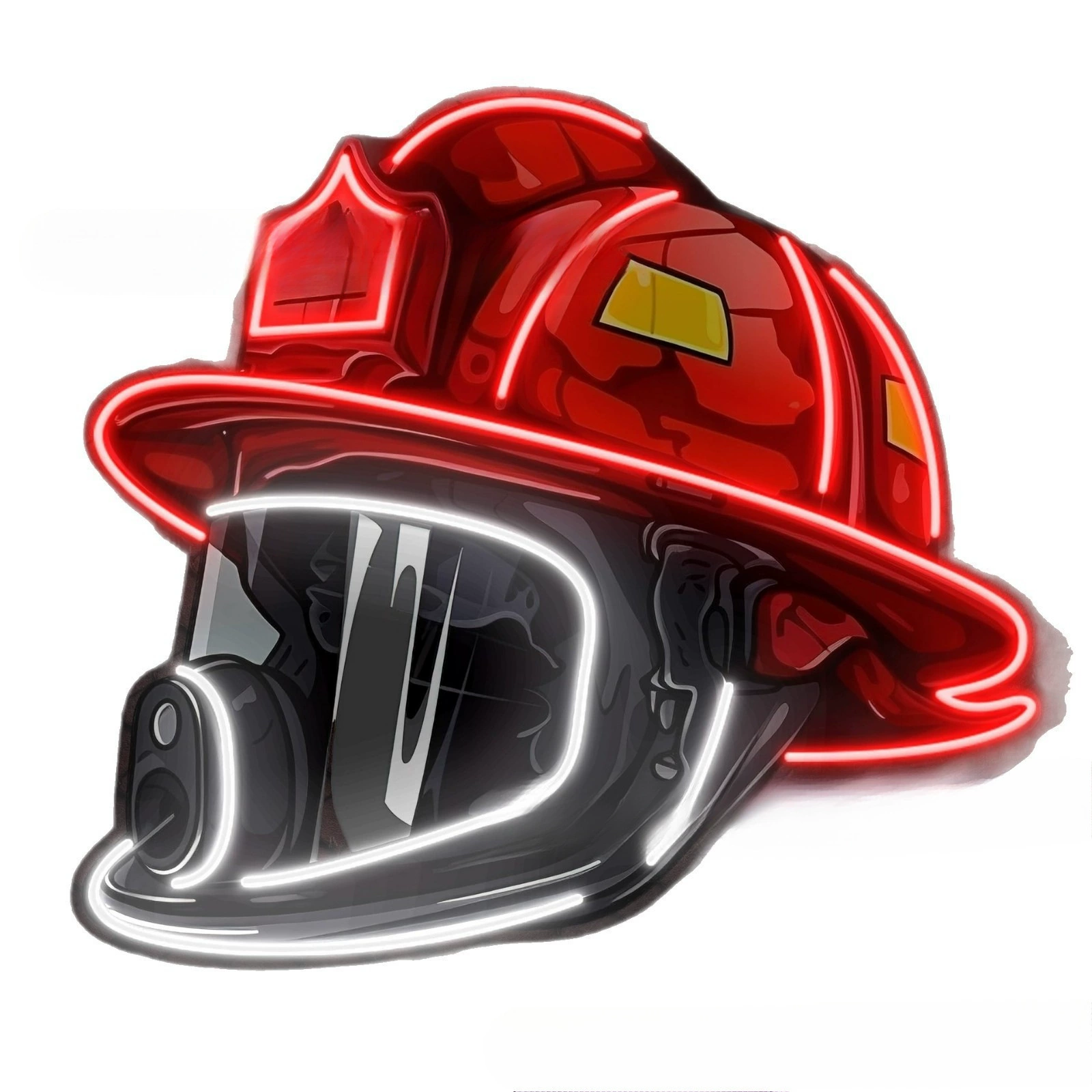 [跨境新款Firefighter Helmet Neon Sign消防员头盔霓虹灯]