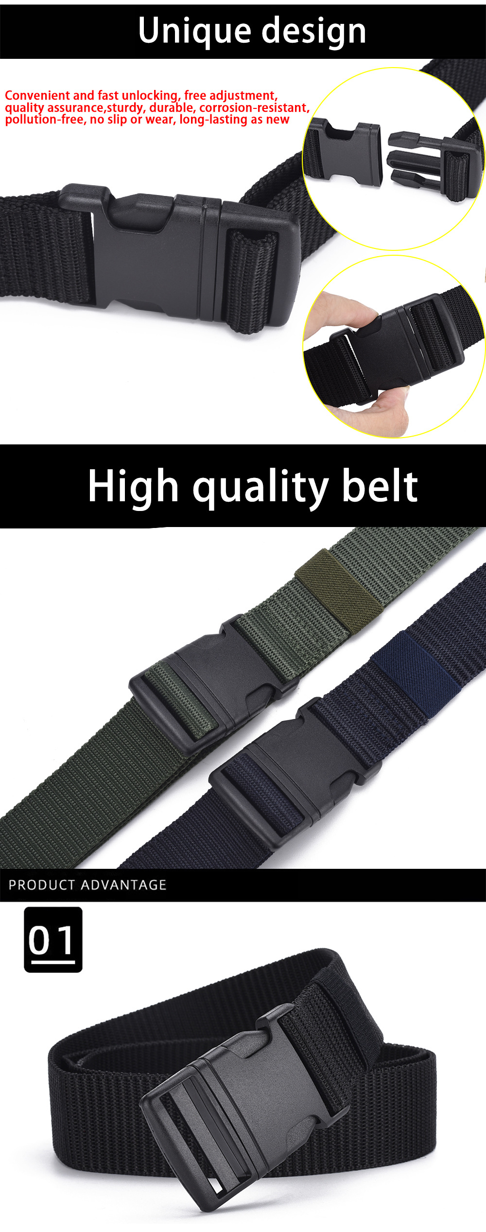 Holiday, Daily Occasion Basic Solid Color Imitation Nylon Plastic Unisex Leather Belts