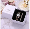 Swiss watch, steel belt, universal quartz watches, fashionable women's watch