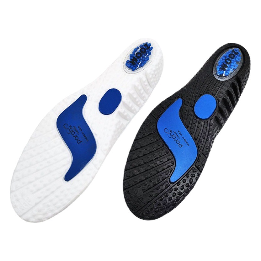 Boost plantilla de los hombres de alta absorción de choque elástico transpirable sudor-absorbente baloncesto suave de larga duración súper suave zoom cojín de aire deportes altura creciente