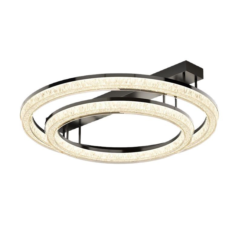 Italiano minimalista diseño de lámpara de techo de sala de estar nubes lujosas lujosas sensación de alto espectro de protección de los ojos lámpara de habitación principal