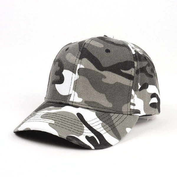 Camouflage white baseball cap