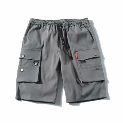 2021 verano nuevos pantalones cortos de ropa de trabajo para hombres marca de moda de estilo coreano pantalones de longitud media rectos casuales pantalones cortos entrega de una pieza