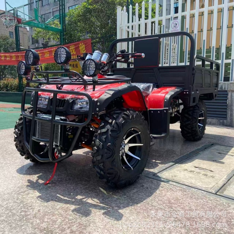Zongshen 250 Big Bull Atv Four-Wheel Off-Road Motorcycle Gasoline Large Agricultural Belt Cargo Box Bucket Mountain Bike Atv
