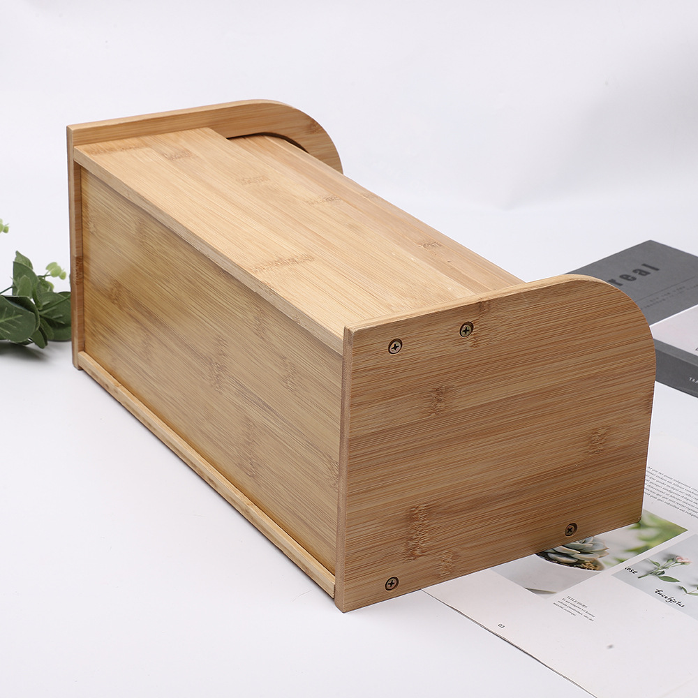 Caja de pan japonesa multicapa de bambú nan cocina caja de almacenamiento de pan portátil de madera caja de almacenamiento de alimentos de madera doméstica image 4
