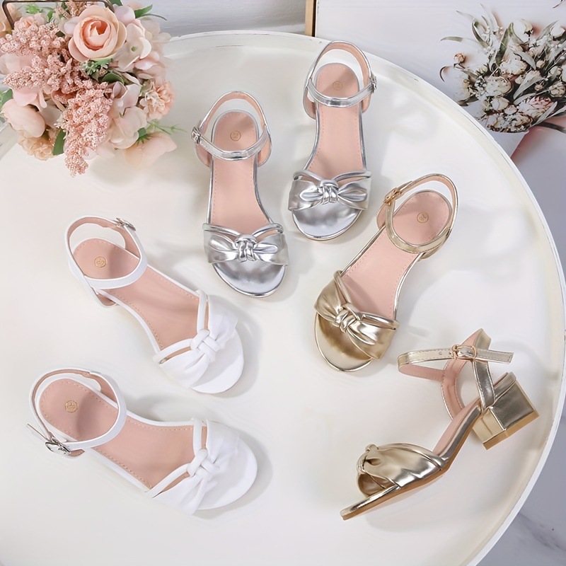 2026 New In-Stock Children's Sandals, Buckle Princess Crystal Children's Sandals