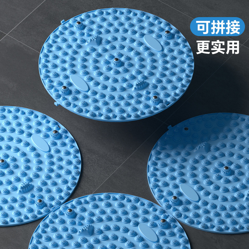 指押さえ板現物卸売り足裏マッサージマット家庭用超痛足裏円形足マット指押さえ板超大型号|undefined
