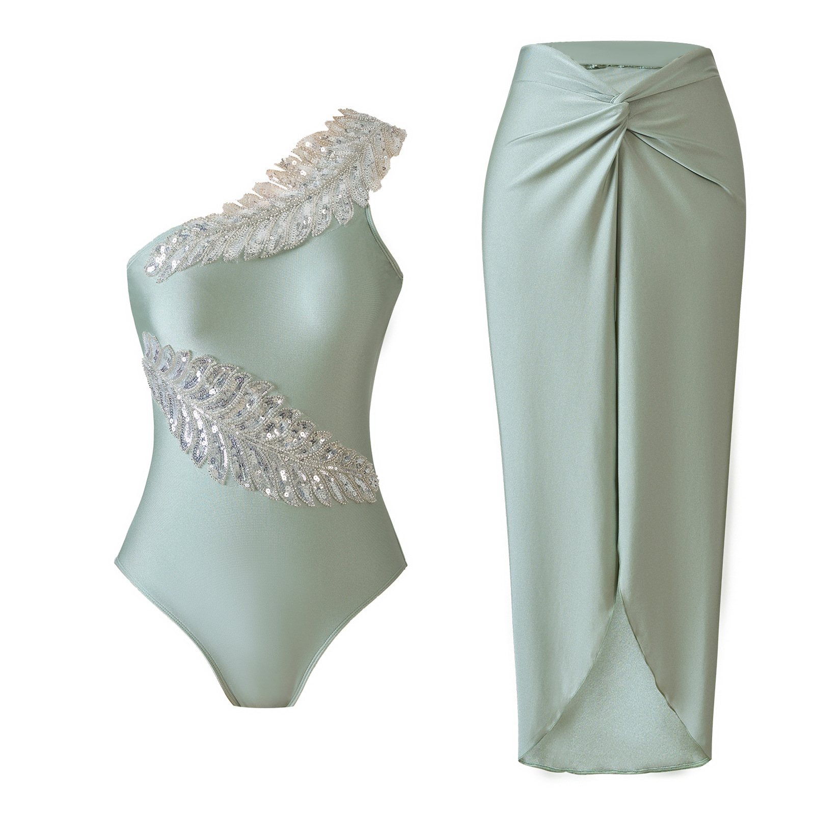 Sexy Damen Badeanzug Einteiler Unifarben Für Den Strandurlaub_voghion.com