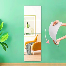 化妆镜;镜面贴;墙贴