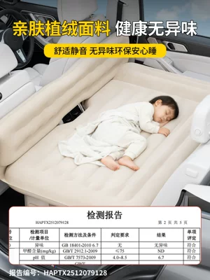 Inflatable Bed, Car Sleeping Gadget, Vehicle-mounted inflatable bed