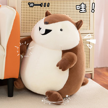 仿真可爱土拨鼠毛绒玩具地鼠公仔超萌儿童玩偶布娃娃生日礼物女生