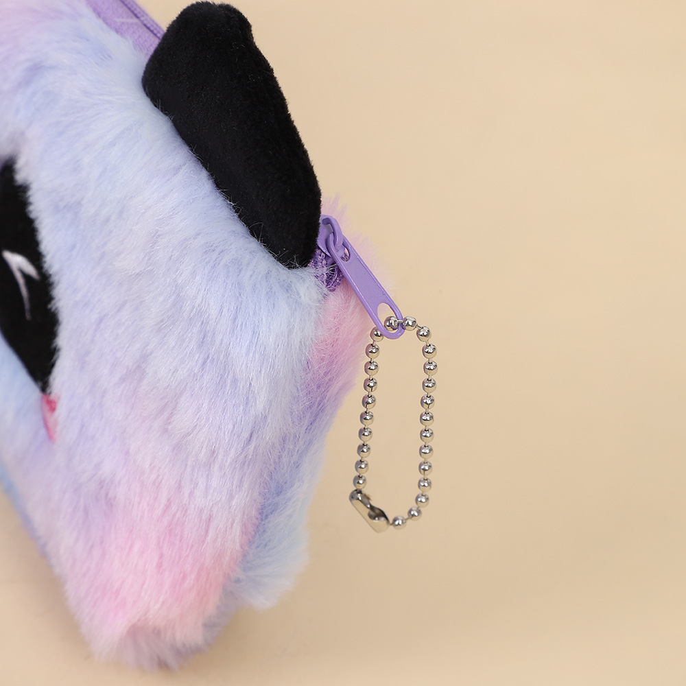 Bolsas de pluma de peluche creativas, bolsas de papelería panda, bolsas de dibujos animados, bolsas de almacenamiento, bolsas de niños, regalos transfronterizos