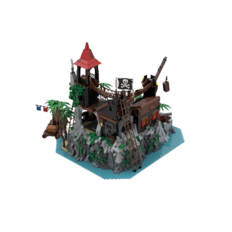 Pirate Castle Building Block Set Educational Construction Toy_voghion.com
