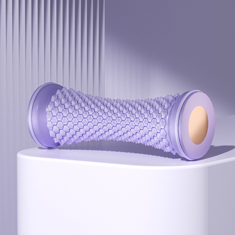 Amazon rodillo de pie fitness masaje rodillo pie músculo relajante dispositivo meridiano masaje equipo aliviar la fatiga