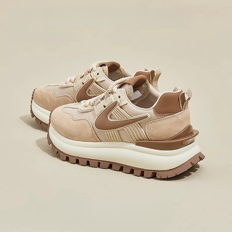 Naisten kengät paksupohjaiset urheilulliset monipuoliset kapeat alustakengät_voghion.com