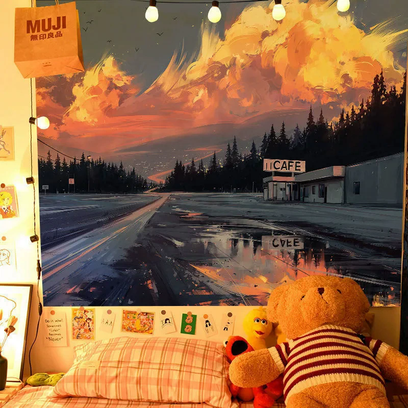 Декор для кровати Nuby, для спальни, гобелен, американский стиль, интернет-хит