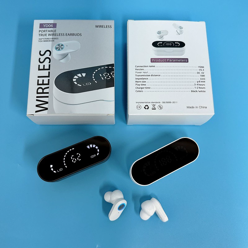 Новый продукт YD06 беспроводная Bluetooth-наушники кросс-бордер высокое определение зеркало номер лента внутри-ухо спортивные наушники