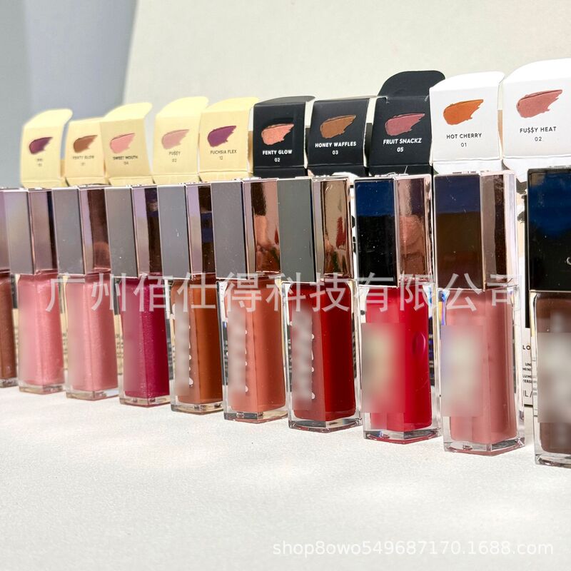 In-Stock Fenty Liquid Lipstick Rihanna Star Mirror Lip Gloss Lipstick Nude Color Ri In-Stock Fenty Liquid Lipstick Rihanna Star Mirror Lip Gloss Lipstick Nude Color Ri