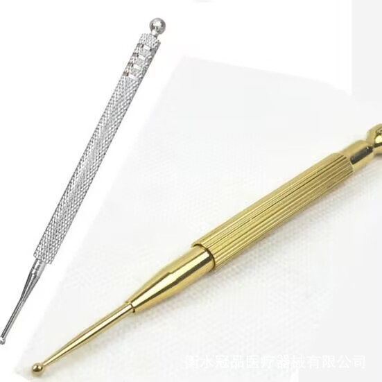 卸売り純銅探穴ペン真鍮弾性耳穴プローブ耳穴探ペン王は耳穴を残さずプローブを貼る