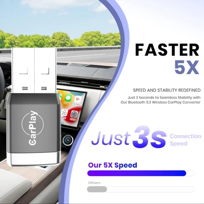 Simsiz CarPlay və Android Auto 2-in-1 Apple Android Auto