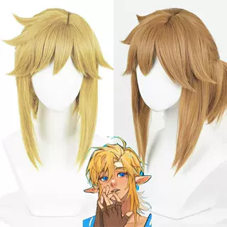 丝逸 塞尔达公主 cos旷野之息 林克cosplay假发 仿真头皮顶cos