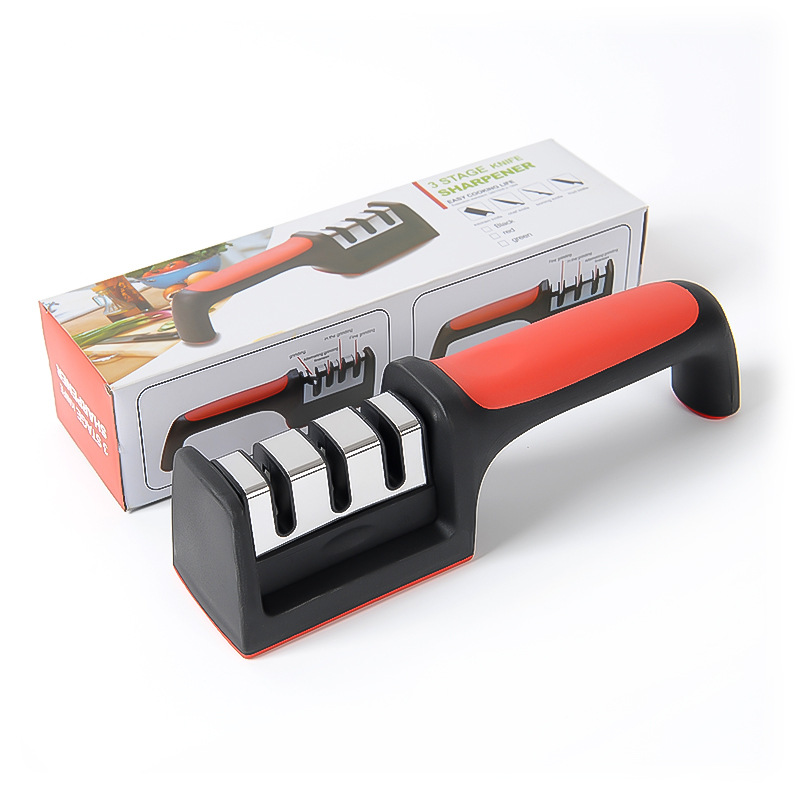 Afilador de cuchillos multifuncional de mano para cuchillos y tijeras nuevo modelo popular venta al por mayor