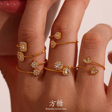 �����¿����5A�ʯ��ָ����ֶ�18k��ٴ��������꿪��ʳָ��