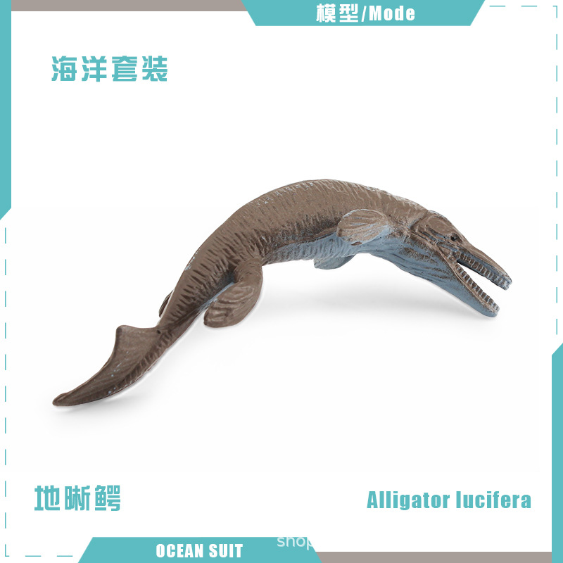 Simulación transfronteriza de una variedad de animales marinos traje de tiburón ballena tortuga delfín pingüino cangrejo criaturas marinas adornos