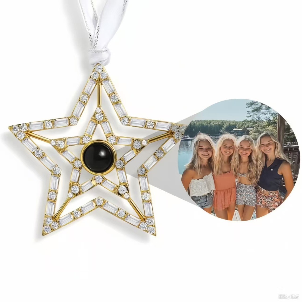 Estrella de cinco puntas - oro