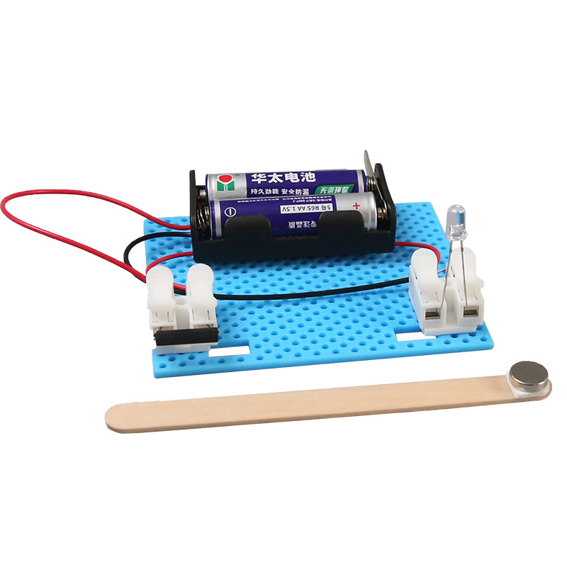 Lámpara mágica magnética experimento de ciencia enseñando juguetes estudiantes de primaria y secundaria diversión tecnología de bricolaje hecho a mano pequeño paquete de material de producción