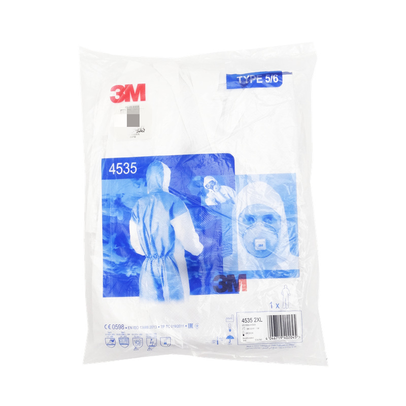 3M protective clothing 4535 anti-static comfortable breathable anti-dust chemical liquid laboratory factory spray paint dust-free clothing