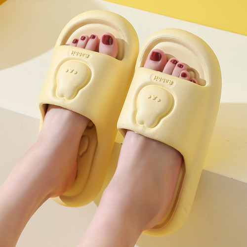 小熊夏季凉拖鞋女2024新款室内家居拖男士情侣踩屎感外穿浴室防滑
