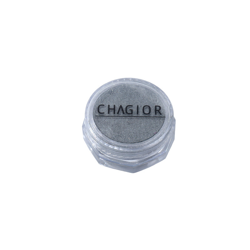 Uñas espejo mágico polvo champán Aurora Plata Metálico pintura brillo fuerte espejo fino Super Flash Shell 8 colores