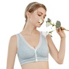 Lace vest for breastfeeding, breathable bra for pregnant, front lock, for middle age, plus size, absorbs sweat and smell