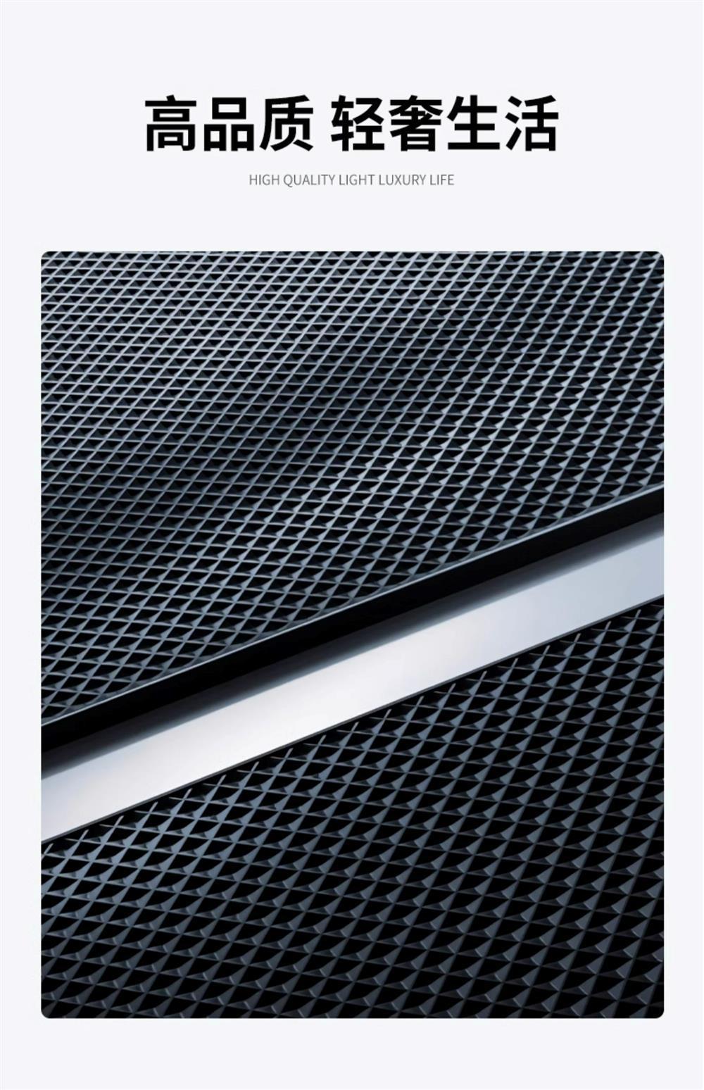Anti-slip mat car car interior mobile phone placement mat sound swimming car mat center console multi-functional decoration mat car silicone