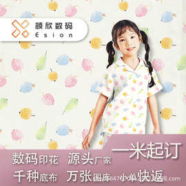 高清数码印花加工 全棉布料数码直喷印花 家居服 天丝 天丝棉印花