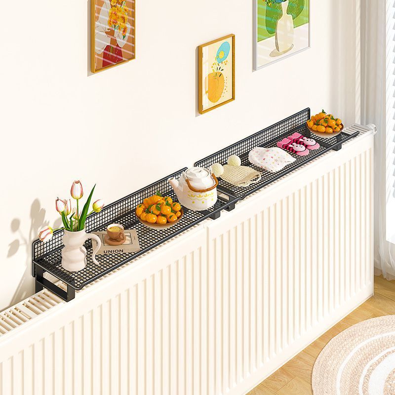 New Model Home Radiator Shelf with Decorative Cover for Radiator Pipes, Special Hook for Hanging Clothes, Radiator Cover Rack
