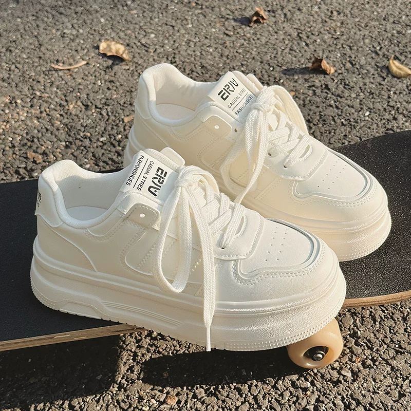 High white shoes platform, footwear, sports universal sports shoes, trend of season