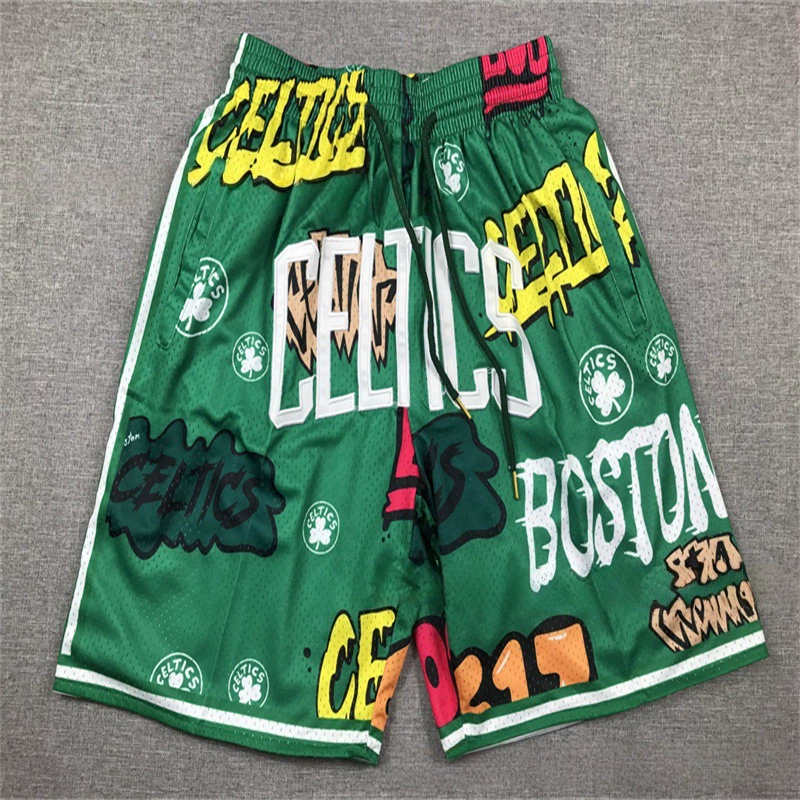 Шорты с принтом JD Celtics 24, городская версия, белые баскетбольные брюки с принтом птиц, экспортные поставки