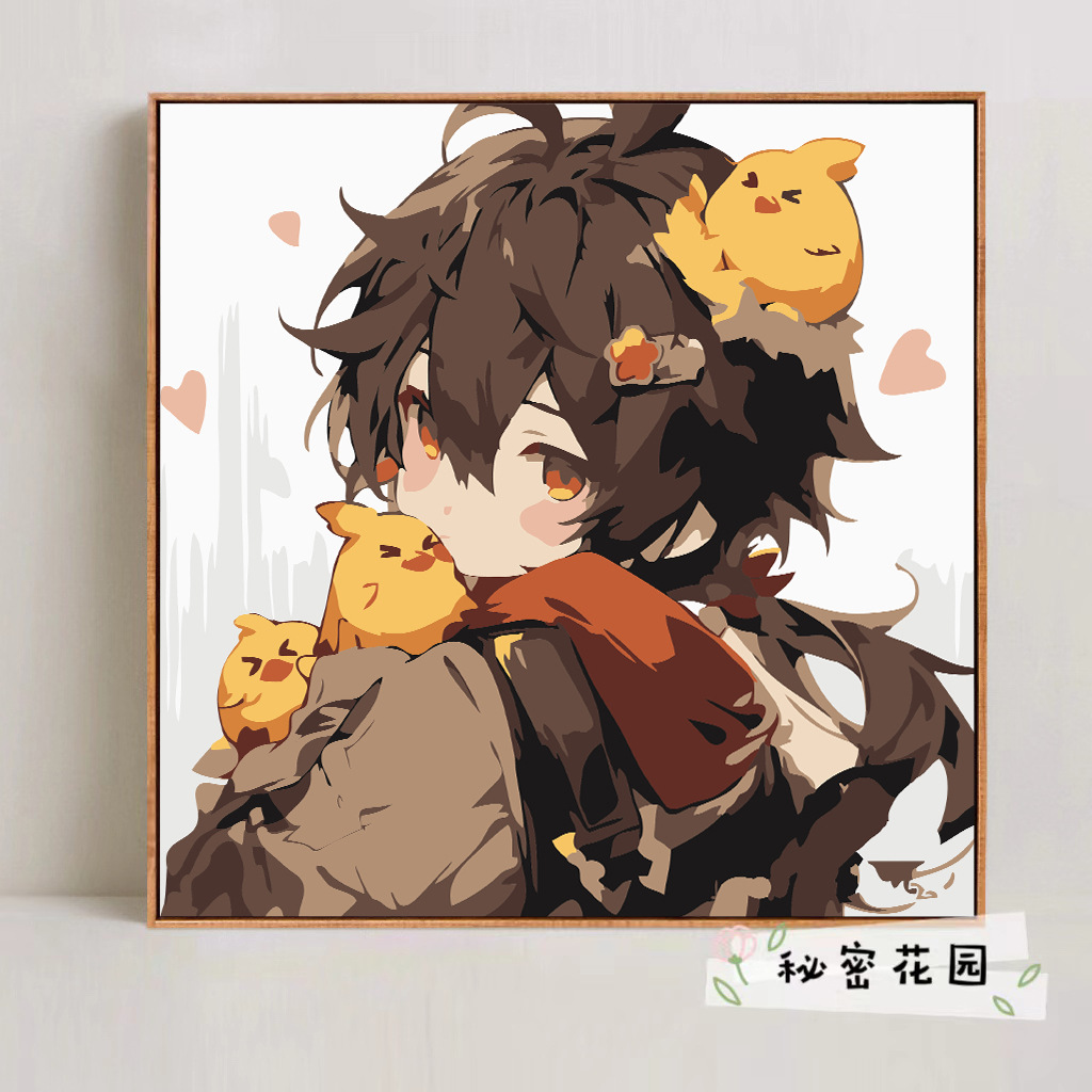 FC257 / 20*20cm 후면 패널+페인트+브러시