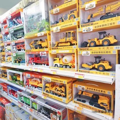 リンダ 8068 ストーリーテリング掘削機ミキサー車慣性大型エンジニアリング車両音と光のおもちゃの車混合卸売