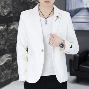 Fashionable Young Men's Casual Suit Jacket Autumn New Men's Casual Daily Commute Style