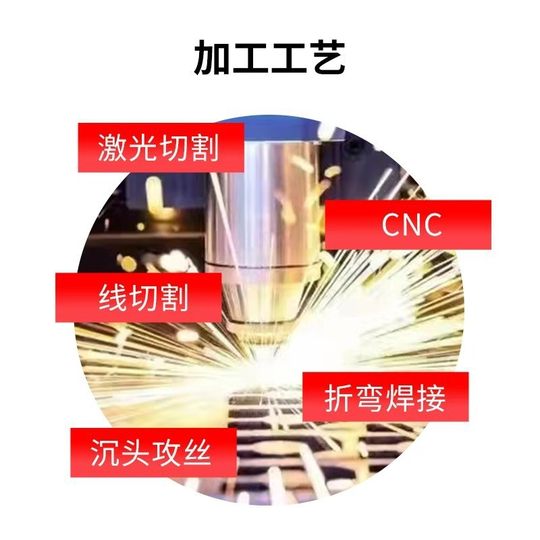 Sheet metal parts processing laser cutting power supply wiring outer box stainless steel bending inverter aluminum shell hardware customization